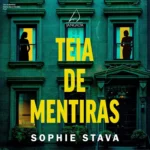 Capa do ebook Teia de Mentiras de Sophie Stava, destacando a temática de suspense psicológico