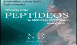 Dra Nathalia Bettio apresentando a Terapia com Peptídeos na Medicina Estética Avançada