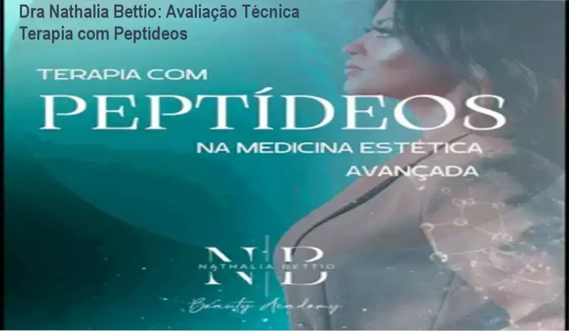 Dra Nathalia Bettio apresentando a Terapia com Peptídeos na Medicina Estética Avançada