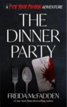 Capa do eBook The Dinner Party de Freida McFadden em dispositivo de leitura digital