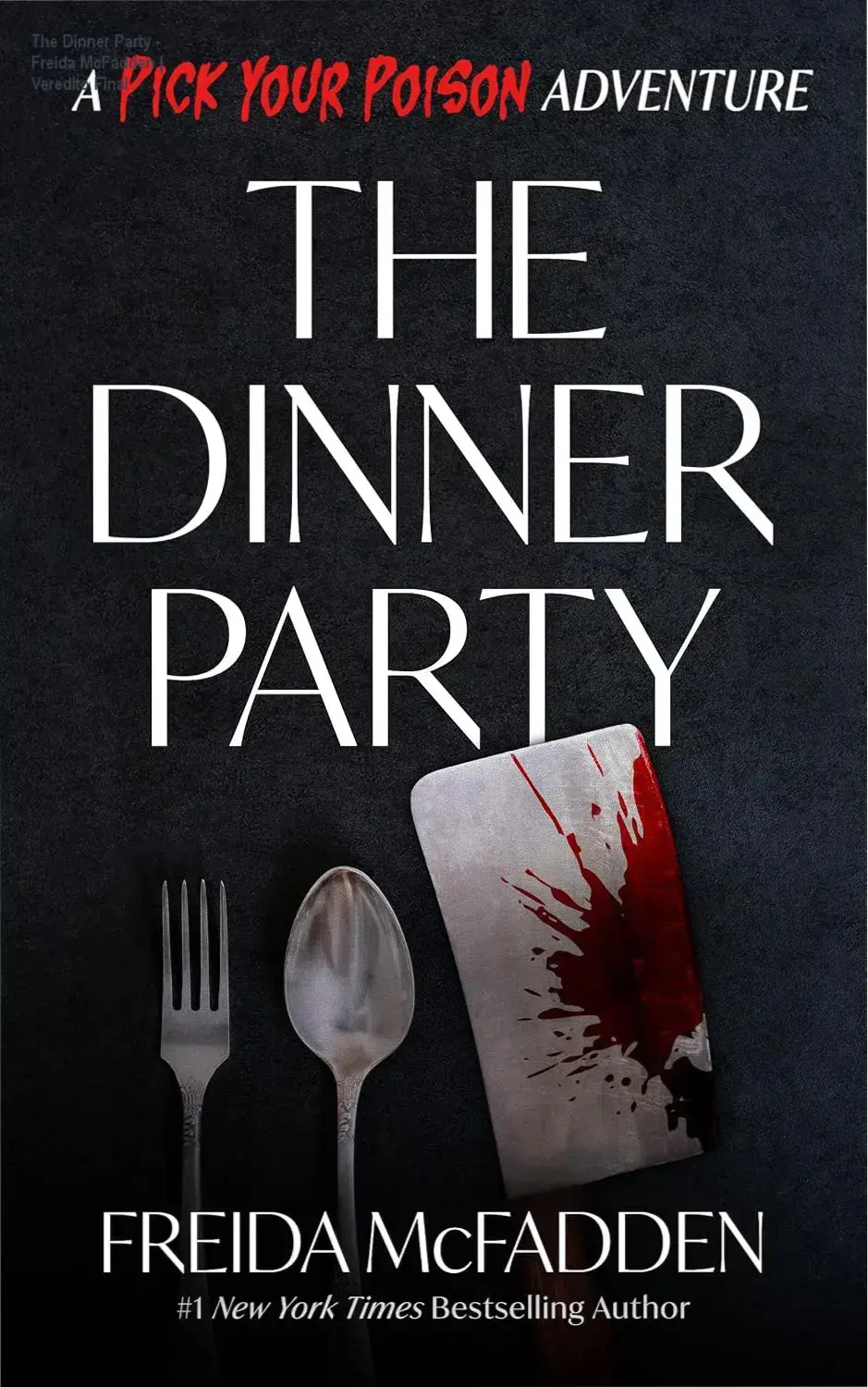 Capa do eBook The Dinner Party de Freida McFadden em dispositivo de leitura digital