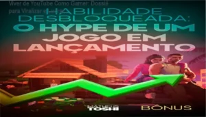 Interface do curso Viver de YouTube Como Gamer de Matheus Toshi com estratégias de viralização