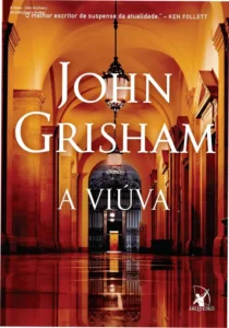 Capa do ebook A Viúva de John Grisham em um dispositivo Kindle