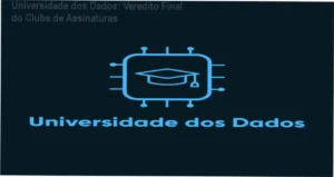 Interface do Clube de Assinaturas da Universidade dos Dados com projetos de Ciência de Dados