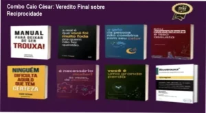 Capa da coleção de 8 ebooks de Caio César sobre superação afetiva e autoestima
