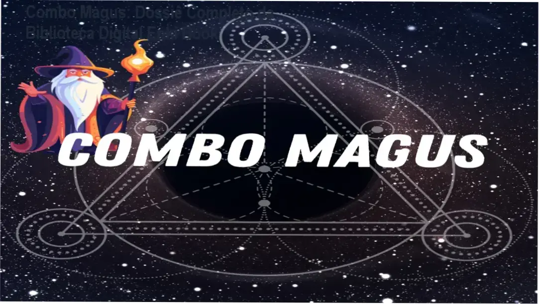 Interface da biblioteca digital Enki Book Combo Magus com obras de ocultismo e espiritualidade