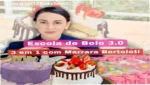 Interface e conteúdo do treinamento Escola de Bolo 3.0 de Marrara Bortoloti