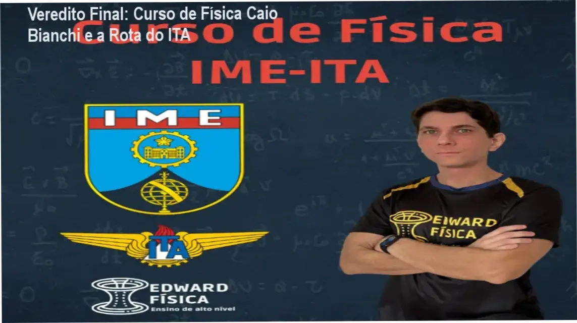Material de estudo do Curso de Física Caio Bianchi focado em alto desempenho para ITA e IME