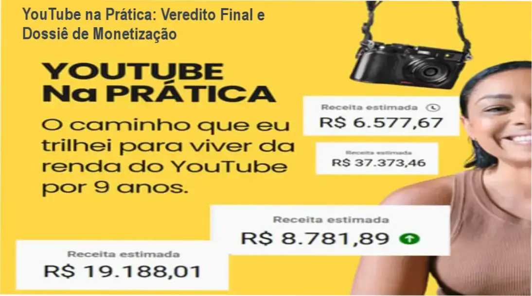 Visão geral do método YouTube na Prática de Daniela Felisberto para crescimento orgânico