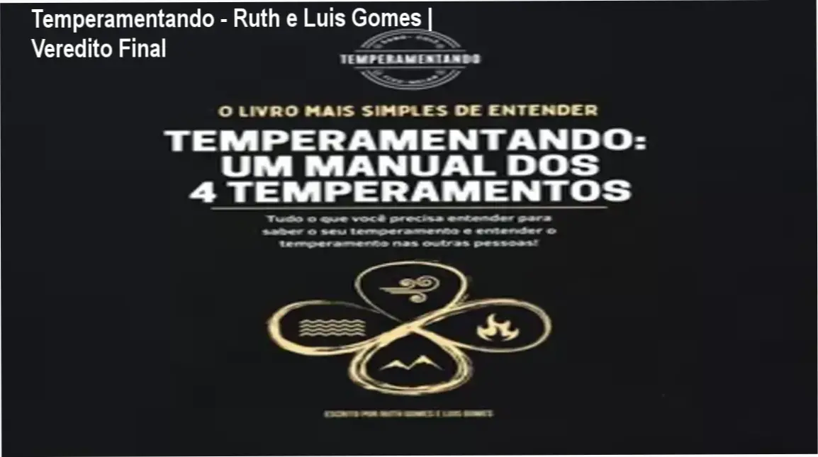 Capa do e-book Temperamentando: Um Manual dos 4 Temperamentos de Ruth e Luis Gomes