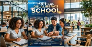 Visão geral do curso Escola da IA de Matheus Delalibera para criação de vídeos com inteligência artificial