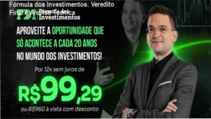 Interface do treinamento Fórmula dos Investimentos de Alberto Pompeu focada em diversificação de ativos