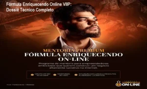 Interface do treinamento Fórmula Enriquecendo Online VIIP com foco em resultados de marketing digital