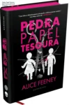 Capa do livro Pedra Papel Tesoura de Alice Feeney da coleção E.L.A.S da Darkside Books