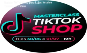 Interface estratégica do Método TikTok Shop para Lojas da Decola 2.0 focada em e-commerce de moda