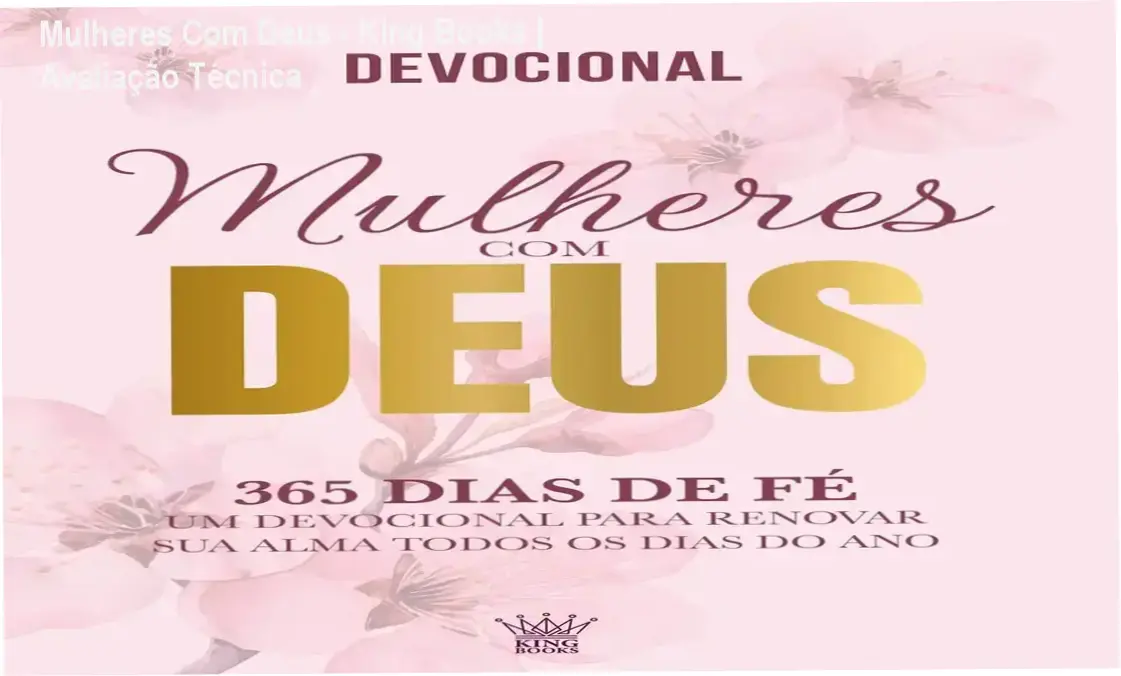 Livro Mulheres Com Deus devocional diário para mulheres com capa floral