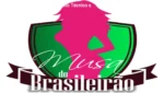 Representação de modelo com a faixa de Musa do Brasileirão focada em branding e monetização digital