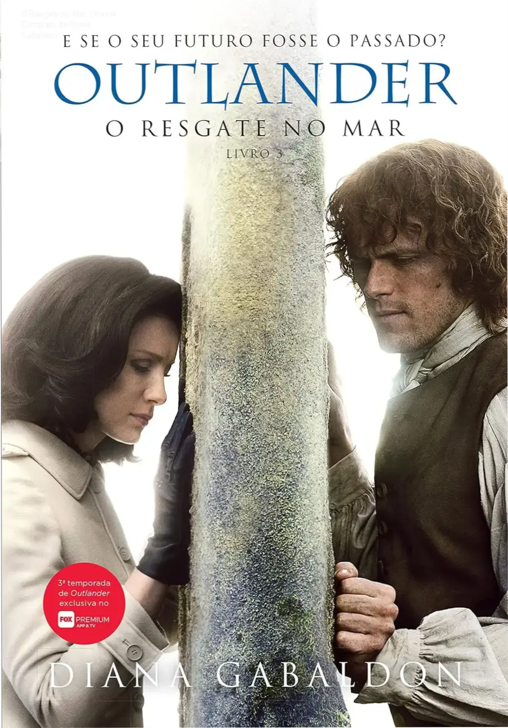 Capa do ebook O Resgate no Mar de Diana Gabaldon, terceiro volume da série Outlander