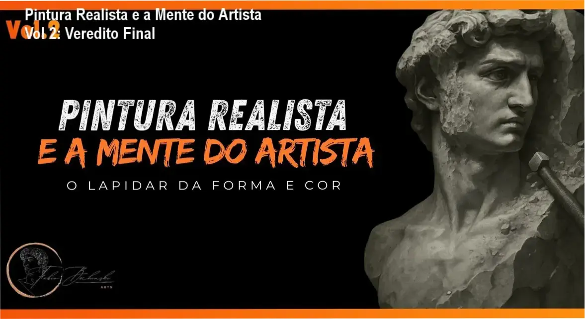 Exemplo de pintura realista de colecionável aplicando as técnicas de forma e cor de Fábio Bechinski
