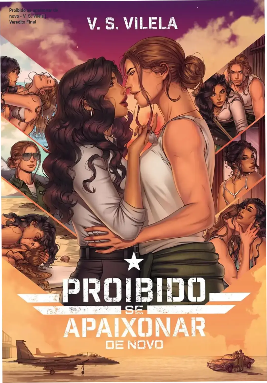 Capa do eBook Proibido se apaixonar de novo da autora V. S. Vilela