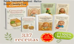 Capa do ebook Receitas Para Bebês Crescendo Saudável de Marlice Botelho Costa Bonini