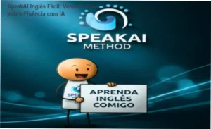 Interface do SpeakAI Inglês Fácil com análise de espectrograma de voz para correção de pronúncia
