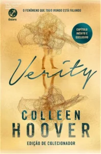 Livro Verity de Colleen Hoover Edição de Colecionador com capa dura e detalhes técnicos
